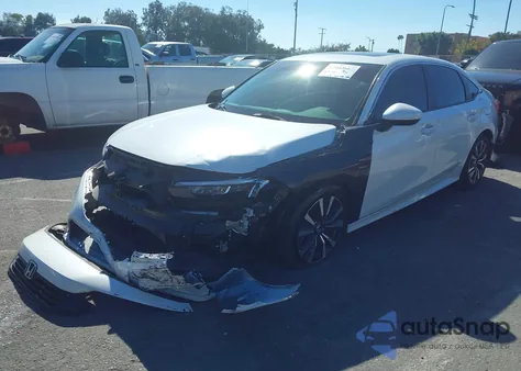 2022 Honda Civic Ex z USA, uszkodzony, nr VIN JHMFE1F75NX004211